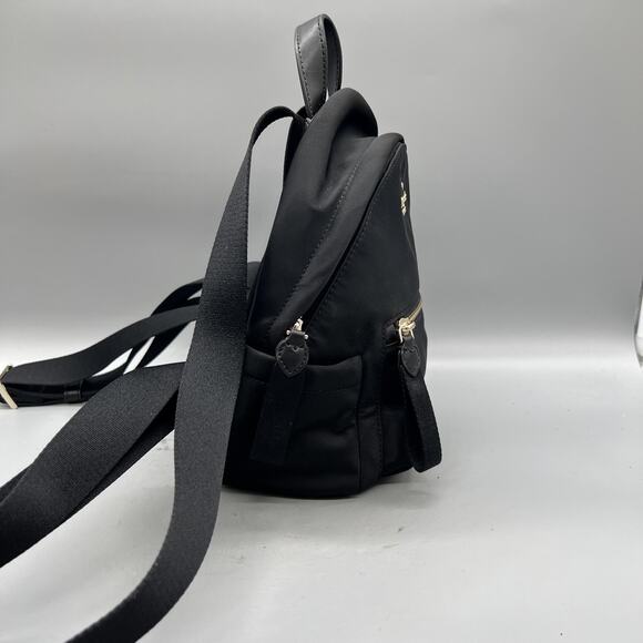 Kate Spade Bag Womens Mini Black Nylon Leather Backpack Gold Zip Travel main image 11